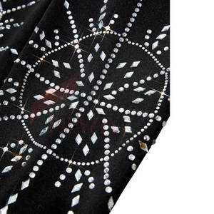 Meilleure vente Streetwear Sweats à capuche avec fermeture éclair et strass pour hommes Top qualité coton mélangé Design Your Own Zipper Rhinestone Hoodies - Product Image 5