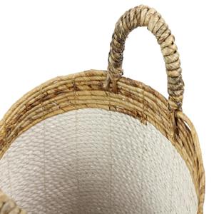 Panier décoratif en jacinthe d'eau et en herbe de mer, panier de rangement fait à la main, vente en gros, écologique, fabriqué au Vietnam - Product Image 6