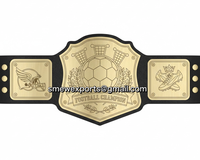 Ceintures de championnat de football personnalisées pour les compétitions de karaté, MMA, grappling, taekwondo, aikido, judo, jiu-jitsu - Cuir écologique