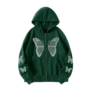 Vente en gros de sweats à capuche d'hiver personnalisés avec logo brodé, marque privée, coton French Terry, coupe classique, haute qualité, pour hommes, écologiques - Product Image 1