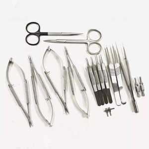 ชุดเครื่องมือผ่าตัดมือพื้นฐาน 17 ชิ้น เครื่องมือผ่าตัดขนาดเล็ก สแตนเลส ชุดผ่าตัดเสริมความงาม ได้รับการรับรองมาตรฐาน CE คู่มือ MOL - Product Image 5