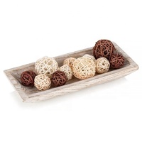 Bol à pâte en bois de forme oblongue, bol à pain alimentaire Vintage, décoration de Table, bol à pâte en bois, conception OEM, fait à la main du Vietnam, meilleure vente