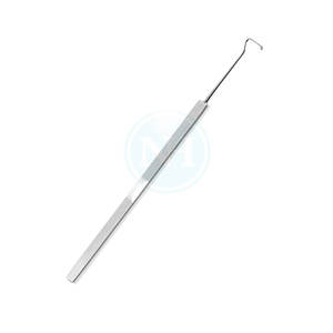 Precio al por mayor: Gancho muscular Helveston quirúrgico extra delicado de 10 mm con punta espátulada en venta - Product Image 3