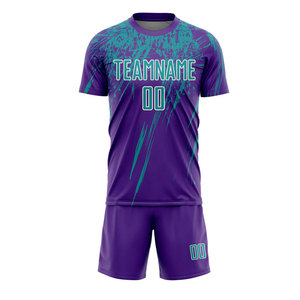 Design personnalisé imprimé par sublimation, hommes et femmes, portent l'uniforme de football au prix le plus bas - Product Image 2