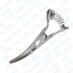 Pinzas Bulldog de Acero Inoxidable con Mordazas Curvas, Instrumentos Quirúrgicos de Acero de Alta Calidad de Apto Enterprises - Product Image 4