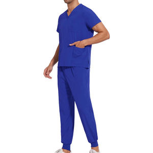 Conjuntos de Uniformes Médicos Personalizables de Alta Calidad para Mujeres y Hombres - Uniformes de Hospital, Blusas de Manga Corta y Pantalones, Ropa de Trabajo Médica - Product Image 2