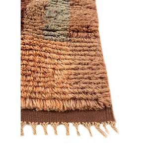 Alfombras de Lana Anudadas a Mano Zuri, Diseño Geométrico Rojo Naranja para el Hogar, Rectangulares de 9x12, para Sala de Estar, Dormitorio, Espacio Juvenil - Paem-701 - Product Image 4