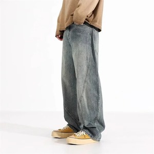 กางเกงยีนส์ขาเรียวทรงดินสอสีขาวแบบสลิมฟิตขาด - Product Image 3