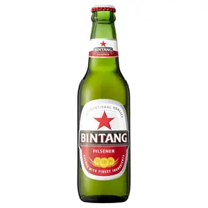 Botella de cerveza ligera estilo a granel embalaje cerveza original Bintang cerveza al por mayor