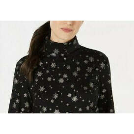 เสื้อคอเต่าลำลองสำหรับผู้หญิง Karen Scott รุ่น Snowy Glory สีดำ ไซส์เล็ก - Product Image 2