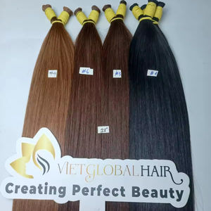 100% precio al por mayor cabello humano crudo nuevos productos de alta calidad a granel cabello liso natural - Product Image 4