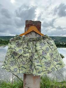 กางเกงขาสั้นผ้าฝ้าย Jaipur พร้อมกระเป๋าขนาดเล็กสไตล์ฮิปปี้โบฮีเมียนแบบเชือกลายดอกไม้โบฮีเมียนกางเกงขาสั้นแฮนด์เมดสไตล์โบฮีเมียนผ้าฤดูร้อน - Product Image 4