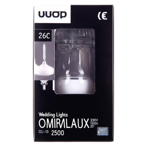 Luces para Boda OMNILUX GU-10 230V 50W 1500h 25 Azul - Product Image 3