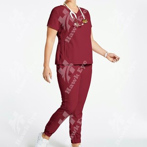 Uniformes médicos personalizados, conjuntos de uniformes de personal de enfermería, conjunto de uniformes médicos para mujeres, uniformes de hospital para unisex - Product Image 5