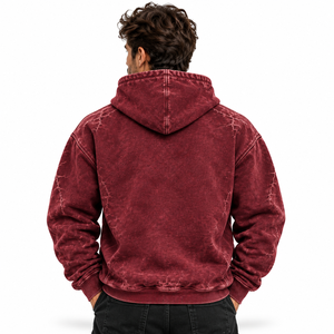 Sudadera con Capucha para Hombre de Alta Calidad con Diseño Artístico Desgastado, Construcción Moderna y Estilo Informal para Uso Diario - Product Image 2