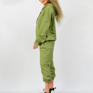 Sudadera con capucha para hombre, ropa deportiva masculina de alta calidad con logotipo personalizado, chándal liso de Color sólido, venta al por mayor - Product Image 4