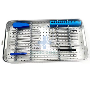 Juego de instrumentos ortopédicos ACL PCL Kit quirúrgico de artroscopia completo Manual de herramientas de acero inoxidable de alta precisión Certificado CE - Product Image 3