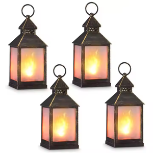 Lanternes de sol en métal moderne écologiques faites à la main 2025, porte-bougies, couleur/logo personnalisables, décoration intérieure – Meilleures ventes - Product Image 1