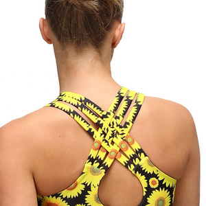 Sujetador deportivo sin costuras más vendido para mujer Sujetador de yoga transpirable con ajuste elástico Ropa activa cómoda para entrenamiento de gimnasio - Product Image 4