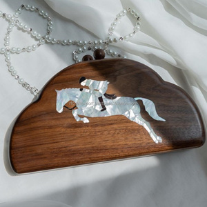 Classic Ladies Mother of <b>Pearl</b> Inlay Wooden <b>Clutch</b> Bag Wooden <b>Clutch</b> Bag Handmade Wooden <b>Clutch</b> Evening Bag - Product Image 6