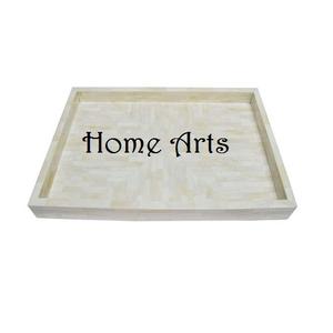 Bandeja para servir comida de cuero de diseño clásico Bandeja para servir té y café de forma cuadrada de la mejor calidad para uso doméstico - Product Image 5