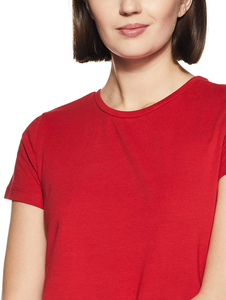 เสื้อยืดแขนสั้นผ้าฟลีซคอตตอน 100% ระบายอากาศได้ดี เป็นมิตรกับสิ่งแวดล้อม ผลิตตามสั่งขายส่งสำหรับผู้หญิง - ราคาถูก - Product Image 2