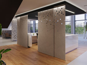 Panel Acústico Decorativo, Biombo Colgante <span class=keywords><strong>para</strong></span> Espacios Interiores Modernos, Separador de Ambientes - Product Image 5