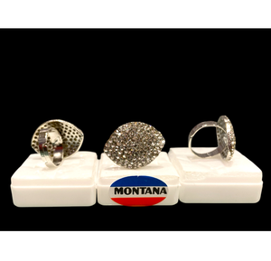 Bague élégante plaquée or pour femme avec incrustation de diamants américains étincelants, bijoux de mode pour toutes les occasions - Product Image 3