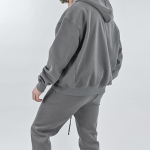 Venta al por mayor de sudaderas pesadas con logotipo personalizado, ropa de calle gruesa de gran tamaño liso en blanco, sudaderas con capucha para hombres - Product Image 2