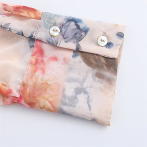 Ropa de mujer Otoño Nueva moda retro mariposa Estampado de flores Top - Product Image 6