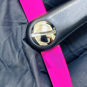 Navaja de Afeitar Profesional de Primera Calidad, Estilo Pinza, Mango Plegable de Plástico Negro, Afeitadora Manual de Acero Inoxidable Morado - Product Image 5