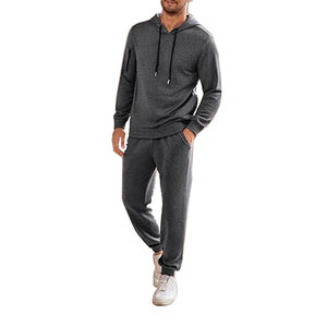 Sweat-shirt à capuche décontracté gris foncé pour hommes pour l'hiver Sweat-shirt à la mode pour la course et le jogging pour le printemps et l'automne - Product Image 5