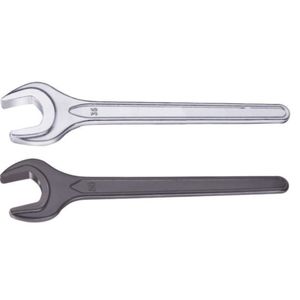 Llave de extremo abierto único Acabado natural 6mm 100mm Métrica DIY Acero al cromo vanadio Herramienta manual industrial OEM - Product Image 1