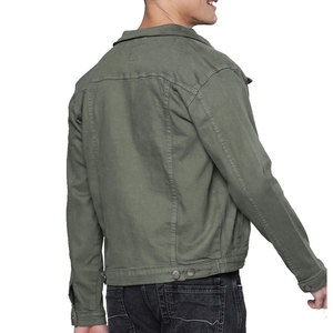 Veste d'hiver confortable et respirante en jean, couleur unie, service OEM, en vente en ligne au meilleur prix - Product Image 2