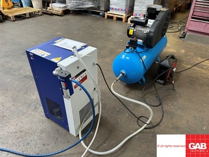 ปั๊มลมขับเคลื่อนด้วยสายพาน3HP พร้อมเครื่องเป่าลม230V 50Hz-nuair B3800B-150 Pro - Product Image 2