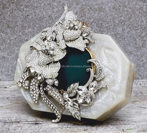 Bolso de mano exclusivo de nácar y latón para mujeres y niñas, bolso de mano de noche, superventas, bolso de mujer del golfo de Bahrein - Product Image 1