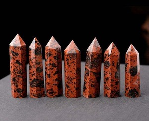 Torres de Piedras Preciosas de Jaspe Rojo Natural de Alta Calidad, Puntas Pulidas Hechas a Mano para la Fabricación de Joyas, Mejor Precio - Product Image 4