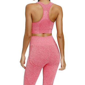 Conjuntos de yoga personalizados Conjunto de traje deportivo para mujeres Gimnasio al aire libre y ropa deportiva Niñas Ropa deportiva ligera Conjuntos de yoga para mujeres - Product Image 4
