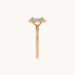 Bague de fiançailles Devon - Bague en or 14 carats avec diamant cultivé en laboratoire pour femmes - Product Image 6