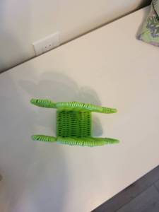 Servilletero de cactus de ratán de compras superior, servilletero de granja independiente, organizador de toallas Vintage de mimbre tejido - Product Image 5