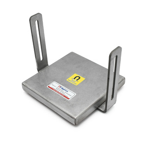 Plaque magnétique permanente en néodyme 175x175x23mm N35, haute intensité magnétique, résistante aux hautes températures 150°C, séparateur magnétique industriel - Product Image 2