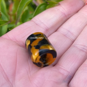 2025 nueva llegada multicolor resina dreadlock puños cortos coloridos barba cuentas trenzas dreadlock bobinas anillos para el cabello - Product Image 6