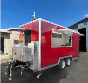 Chariot à jus frais avec mixeur commercial et présentoir à fruits, bar à smoothies et bonbons mobile carré pour salons sportifs et clubs de plage - Product Image 2