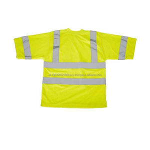 Camiseta de Seguridad Resistente al Fuego de Alta Calidad, Ropa de Trabajo Reflectante de Alta Visibilidad, Uniforme de Construcción Personalizado, Camiseta de Seguridad para Hombre - Product Image 2