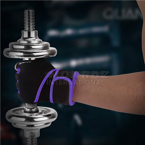 Gant de gymnastique d'haltérophilie Concevez vos propres gants de gymnastique d'haltérophilie Bon usage Demi doigt Sport Workout Fitness Gant - Product Image 6