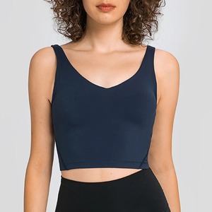 Soutien-gorge décontracté uni pour femmes, design tendance, soutien-gorge de sport pour femmes, soutien-gorge de yoga confortable et personnalisé en nylon spandex - Product Image 6