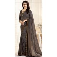 Sari indien pour femmes, prix bas, vente en gros, Surat, tendance, design fantaisie, vêtements de fête, georgette, imprimé numérique