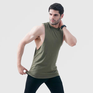 High Quality Muscle <b>Men</b> <b>Tank</b> <b>Top</b> Solid Color Polyester Singlet for Workout Running Excellent Quality With Printed <b>Men</b> <b>Tank</b> <b>Top</b> - Product Image 5