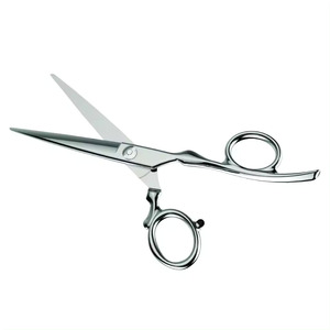 Ciseaux de coupe de cheveux professionnels en acier inoxydable 9cr13 de 6 pouces personnalisés papier tranchant enduit de couleur pour les salons de coiffure droits - Product Image 6