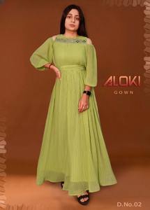 2024 Summer O-Neck Crepe Rayon Woven Patchwork <b>Mirror</b> Work Floral Print New Solid Floor-<b>Length</b> Casual Girls'/Women's Washable - Product Image 5